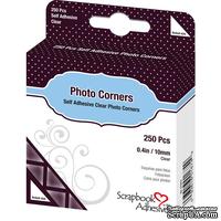 Уголки для фото Photo Corners Polypropylene Photo Corners - прозрачные, 10мм, 250 шт.