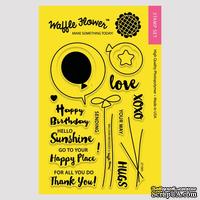 Силиконовый штамп от Waffle Flower - Balloon Messages, 10,1x15,2 см