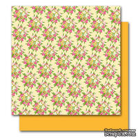Двусторонний лист картона от American Crafts - Evelyn, Botanique, 30x30 см, 1 шт. - ScrapUA.com