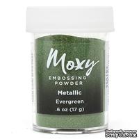 Пудра для ембоссинга Moxy Metallic Evergreen от American Crafts, 17 г