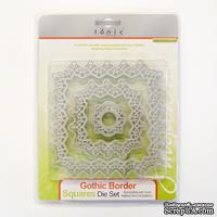 ЦЕНА СНИЖЕНА! Лезвие Tonic Studios - Simplicity Verso – Gothic Border Square Die Set, 5 штук - ScrapUA.com