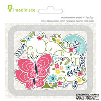 Высечки картонные от Imaginisce — Welcome Spring Blossom - ScrapUA.com