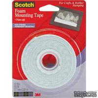 Скотч двухсторонний объемный на пенной основе - Scotch Foam Mounting Tape, 12,7мм х 3,81 метров