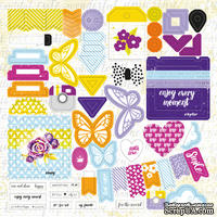 Лист высечек от Lemon Owl - Plans for Today, Die Cuts #02 - ScrapUA.com