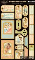 ЦЕНА СНИЖЕНА! Высечки из чипборда Graphic 45 - Little Darlings Chipboard Die-cuts 2, 18х30 см