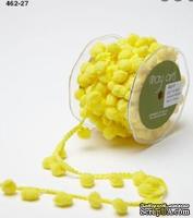 Лента Pom Pom String, ширина 1,2 см, 90 см, цвет желтый - ScrapUA.com