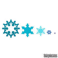 Лезвия от Sizzix - Framelits Die Set  - Snowflakes, 3 шт - ScrapUA.com