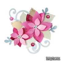 Нож для вырубки от Sizzix - Sizzix Sizzlits Die - Poinsettia Swirls