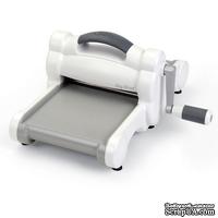 Машинка для вырубки и тиснения Sizzix Big Shot Machine White & Gray, бело-серая (с платформой и пластинами)