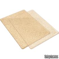 Пластины от Sizzix - Big Shot Cutting Pads - Clear W/Gold Glitter, 2 шт.