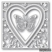 Ножи от Memory Box - Butterfly Heart Frame craft die - ScrapUA.com
