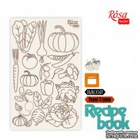 Чипборд для скрапбукинга от ROSA TALENT - Recipe book 3, белый картон, 12,6х20 см - ScrapUA.com