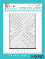 Нож для вырубки от Lil' Inker Designs - Cover Up Die: Center Point Chevron