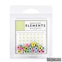 Люверсы от American Crafts - Mini Eyelets — Pastels