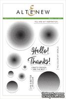 Набор штампов от Altenew - Halftone Circles Stamp Set - Круги