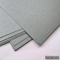 Картон с металлизированным эффектом Sirio pearl merida gray, 30х30, серый темный, 290 г/м2, 1 шт.
