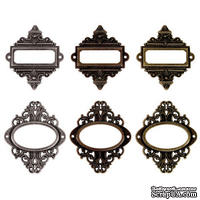 Набор металлических рамочек Tim Holtz - Ideaology - Ornate Plates