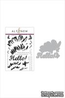 Штампы и ножи от Altenew - Cross Stitch Flower Stamp & Die Bundle