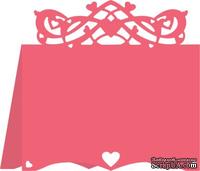 Лезвие от Cheery Lynn Designs - Hearts Flourish Placecard #3 - B301