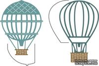 Нож для вырубки от Cheery Lynn Designs - Hot Air Balloons w/Angel Wing