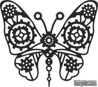 Нож для вырубки от Cheery Lynn Designs - Gears Butterfly (Steampunk Series) - ScrapUA.com