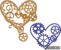 Нож для вырубки от Cheery Lynn Designs - Hearts &#039;n Gears (Set of 2) (Steampunk Series) - ScrapUA.com