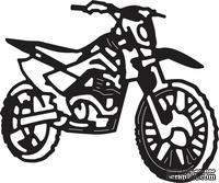 Ножи от Cheery Lynn Designs -Dirt Bike - ScrapUA.com