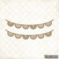 Чипборд Blue Fern Studios - Doily Bunting - ScrapUA.com