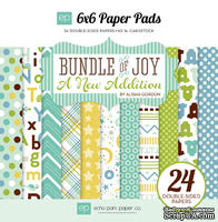 Набор бумаги от Echo Park - Bundle of Joy - A New Addition Boy, 15x15 см, 24 шт - ScrapUA.com