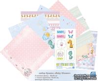 Набор бумаги от Евгения Курдибановская ТМ  - &quot;Baby Shower&quot;, 30х30 см, 000112 - ScrapUA.com