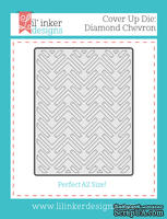 Нож для вырубки от Lil&#039; Inker Designs - Cover Up Die: Diamond Chevron - ScrapUA.com