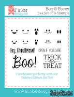 Штампы от Lil' Inker Designs - Boo & Faces Stamps