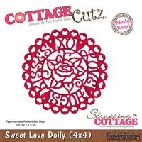 Лезвие CottageCutz - Sweet Love Doily (4x4)