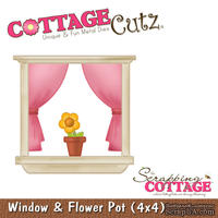 Лезвие CottageCutz - Window & Flower Pot, 10х10 см