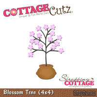 Лезвие CottageCutz - Blossom Tree in a Pot, 10х10 см - ScrapUA.com