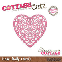 Лезвие CottageCutz - Heart Doily, 10х10 см