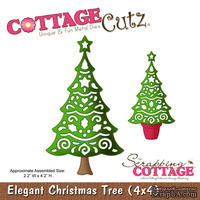 Лезвие CottageCutz Elegant Christmas Tree, 10х10 см