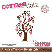 Лезвие CottageCutz - Flourish Tree, 10х10 см