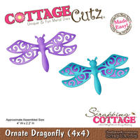 Лезвие CottageCutz - Ornate Dragonfly, 10х10 см - ScrapUA.com