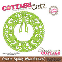 Лезвие CottageCutz - Ornate Spring Wreath, 10х10 см