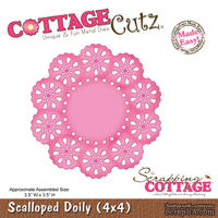 Лезвие CottageCutz - Scalloped Doily, 10х10 см