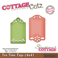 Лезвие CottageCutz - Tea Time Tags, 10х10 см - ScrapUA.com