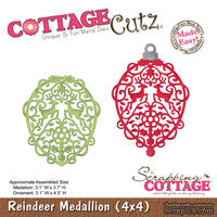 Лезвие CottageCutz Reindeer Medallion, 10х10 см