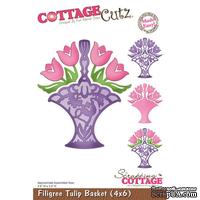 Лезвие CottageCutz - Filigree Tulip Basket, 10х15 см