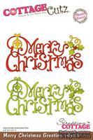 Лезвие CottageCutz Merry Christmas Greeting, 10х15 см - ScrapUA.com