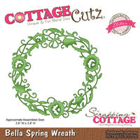 Лезвие CottageCutz Bella Spring Wreath (Elites) - ScrapUA.com