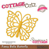 Лезвие CottageCutz Fancy Bella Butterfly - ScrapUA.com