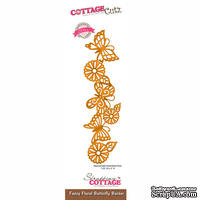 Лезвие CottageCutz Fancy Floral Butterfly Border (Elites)