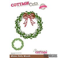 Лезвие CottageCutz Winter Holly Wreath (Elites) - ScrapUA.com