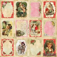 Лист скрапбумаги с картинками от Craft and You Design - Christmas Story,  30х30 см, CP-CS08